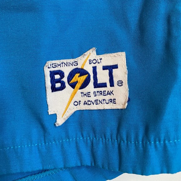 Vintage 90s Bolt Swim Shorts - Picture 2 of 5